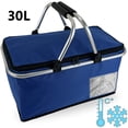 thumbnail image 3 of Bolsa térmica para picnic al aire libre, bolsa tipo cesta de la compra de 30 l, bolsa térmica, bolsa tipo cesta de la compra, tecnología de vanguardia, 3 of 5