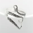 thumbnail image 4 of Guodhu Octopus Tentacle Claw Sea Ocean Open Ring Titanium Steel Scary Horror Goth Ring for Men Women, 4 of 6
