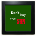 thumbnail image 1 of No comprar el sol Mesa de pared con marco cuadrado negro, 1 of 4