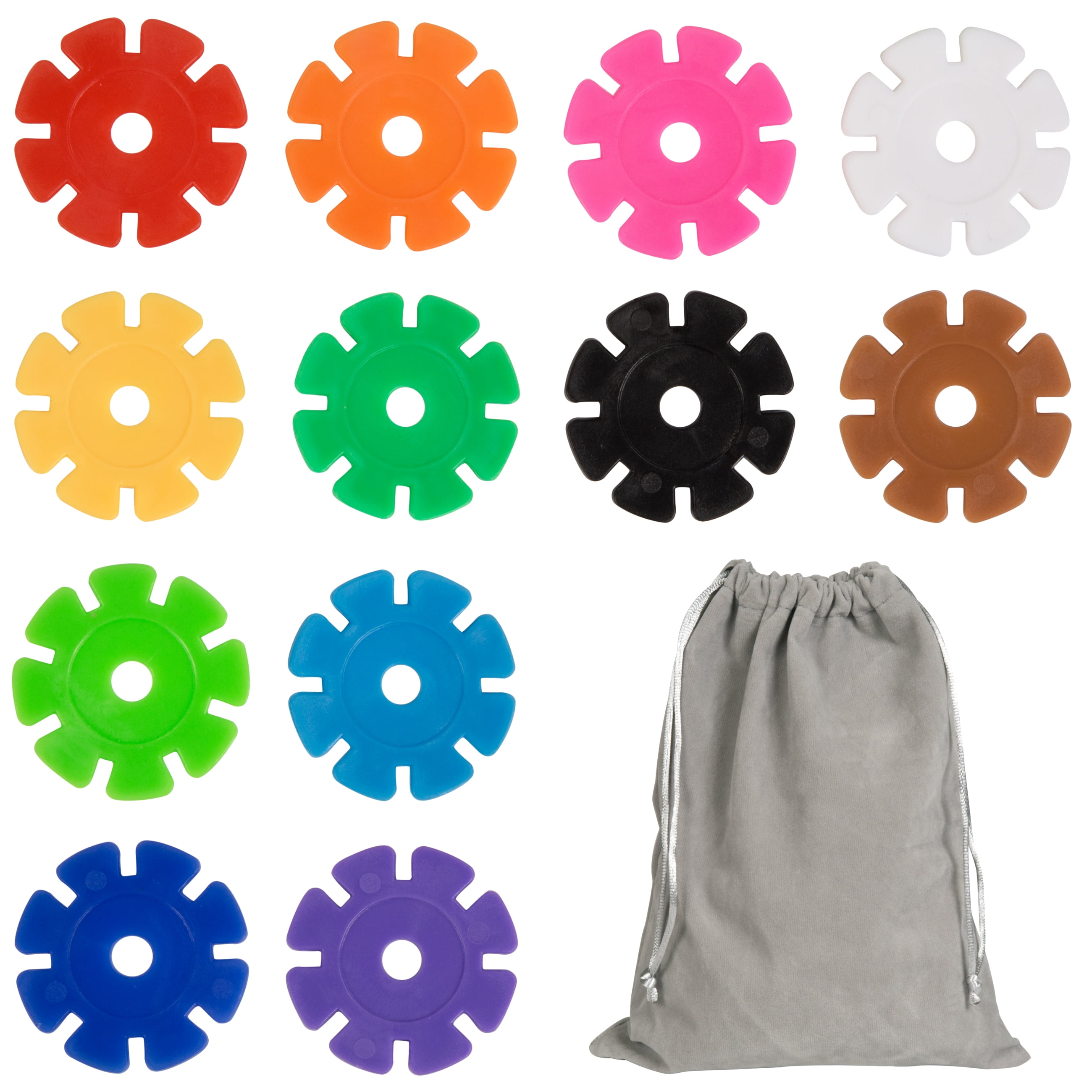 Best Choice Products 360-Piece Kids Educational STEM Toy Plastic Building  Block Discs Set w/ Carrying Bag - Multicolor