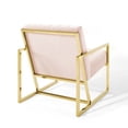 thumbnail image 5 of Inspire Channel Tufted Performance Velvet Armchair Pink, 5 of 6