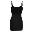 thumbnail image 2 of ShezPretty Women's Basic Cami with Adjustable Spaghetti Straps Tank Top (XLarge, Black), 2 of 4