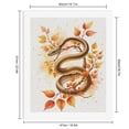 thumbnail image 2 of Paint by Numbers Kit for Adults, Golden Serpent Autumn Leaves Paint by Numbers, Easy Paint by Numbers Kit for Adults Beginner, DIY Adult Paint by Number Kits on Canvas, 12x16in Home Decor, 2 of 7