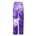 thumbnail image 4 of Pantalones de pijama largos de poliéster para hombre, informales, con estampado a cuadros, holgados y deportivos., 4 of 4