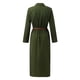 thumbnail image 5 of Vestido camisero largo con botones para mujer - Cuello con solapa, manga larga, vestido informal con cinturón - Tejido de poliéster, adecuado para invierno, tallas asiáticas, 5 of 7