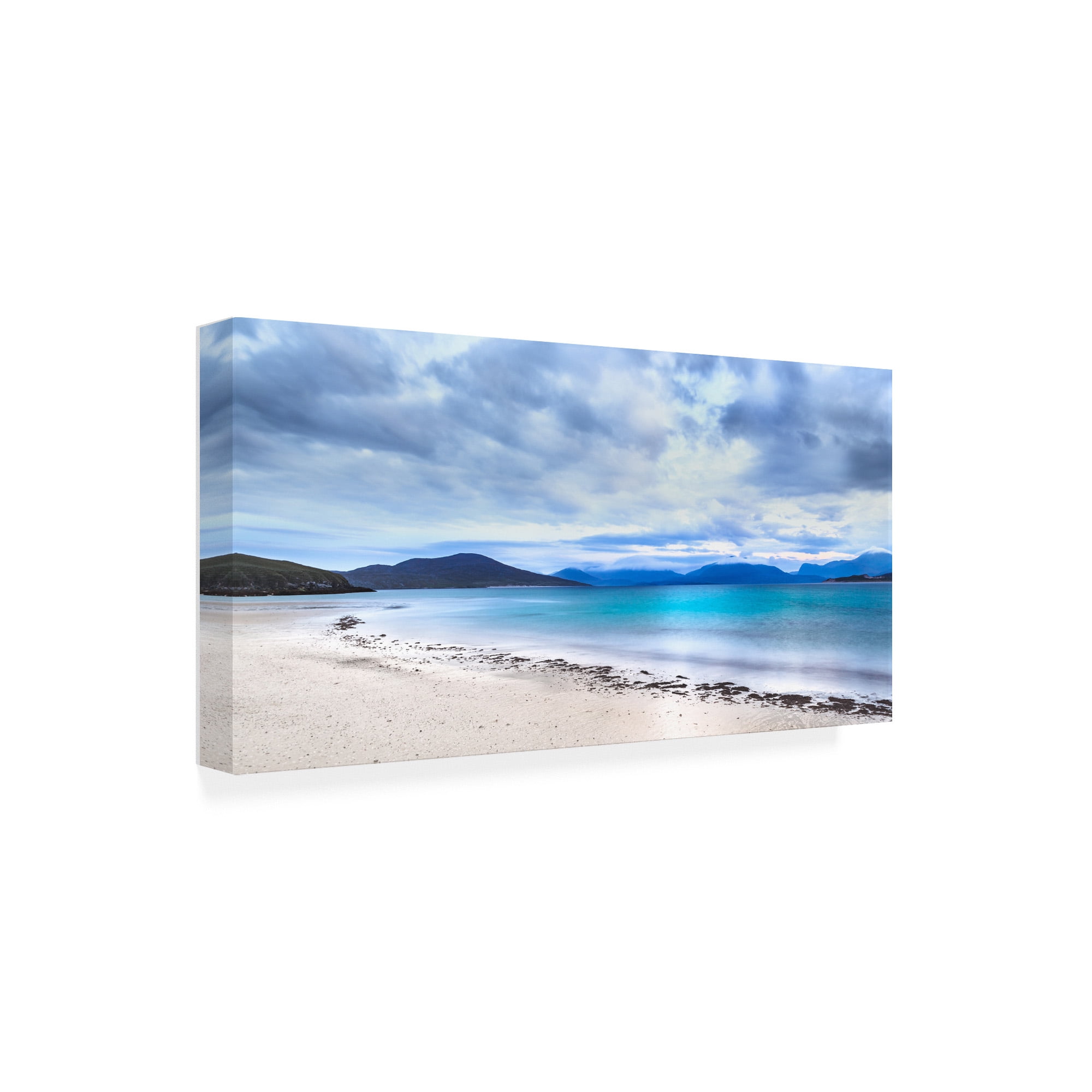 Trademark Fine Art 'Taransay Teal' Canvas Art by Lynne Dougla