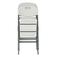 thumbnail image 5 of Set 6 Sillas Plegable Comoda Jardin Plastico Fiestas Blanco, 5 of 5