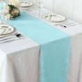thumbnail image 2 of Efavormart 5PCS of LIGHT BLUE Premium Polyester Table Top Runner For Weddings Party Banquets Decor Fit Rectangle and Round Table, 2 of 6
