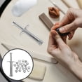 thumbnail image 4 of 1 Ensemble d'Outils d'Extrudeuse d'Argile Presse-Argile en Acier Inoxydable avec Moules Ensemble Outils en Argile Polymère, 4 of 9