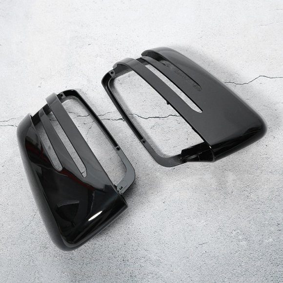 Side Mirror Cover,Yctze Car Side Mirror Cover A2128100464 Replacements For W204 C207 W212 W221 Side Door Wing Mirror Covers Rear View Mirror