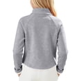 thumbnail image 4 of FAIWAD Boys Girls Warm Fleece Coat Zip up Collar Jacket Kids Soft Cozy Casual Daily Outerwear, 4 of 5