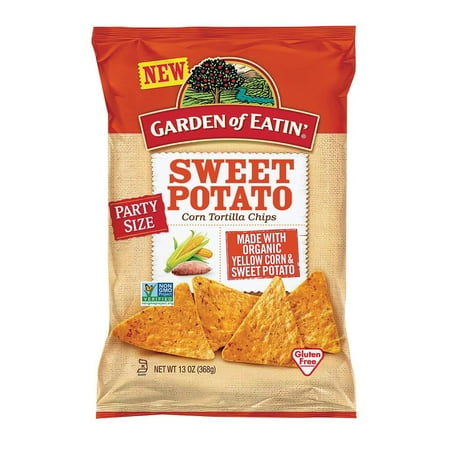 Eatin Chips - Garden Of Eatin' Tortilla Chips - Sweet Potato - Pack of 12 - 13 Oz.