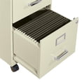 thumbnail image 3 of Pemberly Row 2-Drawers Mobile Locking Metal File Cabinet in Tan, 3 of 10