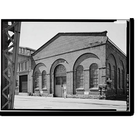 Historic Print, Mare Island Naval Shipyard, Smithery, California Avenue, west side at California Avenue, Vallejo, Solano County, CA, 18" x 24"