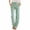 Light Green, variant on Women's Striped Linen Pants, High Waisted Elastic Waist Straight Leg Trousers, Drawstring Casual Beach Pants for Women, Summer Wide Leg Comfortable Palazzo Pants Beige L
