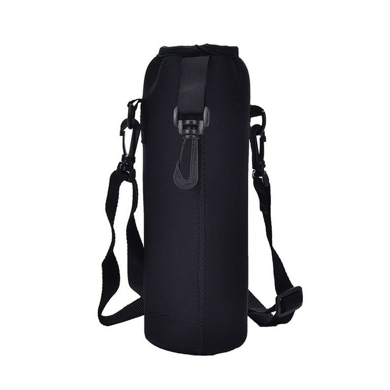 Corkcicle Crossbody Water Bottle Sling Bag - Black Neoprene