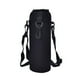 thumbnail image 2 of Funda aislante de neopreno para botella de agua de 1000 ml - Negra con correa ajustable para uso al aire libre, 2 of 6