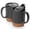 Matte Grey, variant on Coffee Mugs, 15 oz Mug Set of 2, Large Ceramic Coffee Mug with Cork Bottom and Spill Proof Lid for Mom Dad, Big Mug for Latte Tea