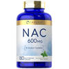 NAC N-Acetyl Cysteine 600mg | 180 Capsules | with Peppermint | by Carlyle