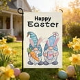 thumbnail image 2 of Rijanmt Double-Sided Easter Bunny Yard Flag Welcome Banner,12*18" Waterproof Double-Stitched Garden Flag,Happy Bunny Yard Flags For Outside Home Decor,Welcome Banners For Porch Lawn Patio Garden,A, 2 of 7