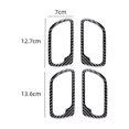 thumbnail image 3 of Real Bright Soft Car Interior Carbon Fiber Sticker Decoration4Pcs Carbon Fiber Door Handle Cover For Honda Accord Sedan 2003-2007Auto Car Protection Interior Accessories, 3 of 8