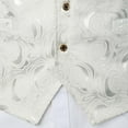 thumbnail image 6 of Zrbywb New Fashion Men Vest Mens Business Formal Dress Casual Wedding Banquet V Neck Sleeveless Embroidered Slim Fit Jacket Suit Ves, 6 of 9