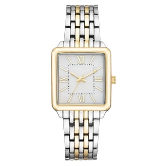 Two-Tone Ladies Bracelet Watch with Matching Links Time and Tru Women main image 2