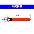 thumbnail image 1 of qifei Clé à Ressort ER Collet 8m ER11M ER16M ER20M Type m CNC Machine à Fraiser, 1 of 6