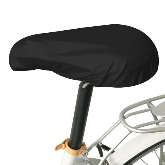 GOOHOCHY Waterproof Bike Seat Cover with Durable Layer Design for Outdoor Use Black Fits Most Seats 3 9x2 0x2 0inch