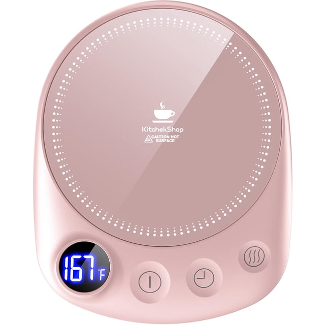 Calentador de tazas de café KitchekShop Fastest Heating, rosa, 50 W