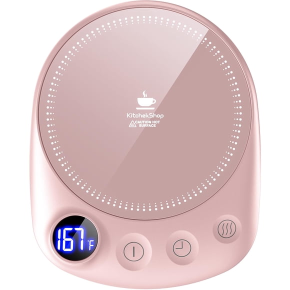 Calentador de tazas de café KitchekShop Fastest Heating, rosa, 50 W
