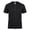 Black, variant on Men's Short Sleeve Regular Fit Causal Henley Cotton T-Shirt Lightweight