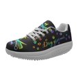 thumbnail image 1 of Kawaii Dog Paw Pattern Ladies Spring Autumn Sneakers Personalized Design Soft Platform Shoes Wear-Resistant Round Toe Footwear, 1 of 5