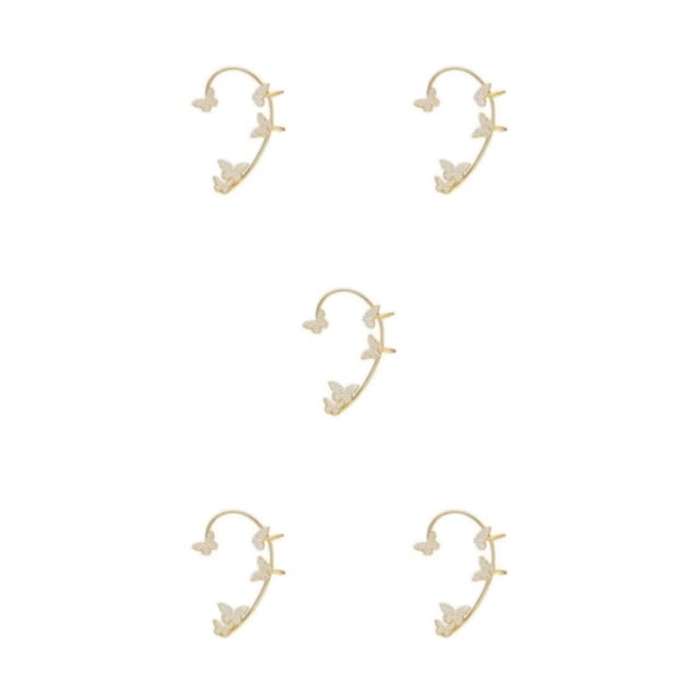 Qarigey Elegantes aretes de plata para mujer: exquisitos y atemporales, con clase, con estilo de estrella, sin orificios para los oídos, Type2 NO2