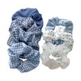 thumbnail image 2 of Bandas Elásticas para El Cabello, Bandas Elásticas para El Cabello, Accesorios para El Cabello, Decoración de , Decoración, Diadema, - 7 piezas azul Soledad Scrunchie del pelo de las mujeres, 2 of 8