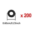 thumbnail image 1 of Silicone Coffee Machine Sealing Rings Set 200pcs O-Ring Gasket Seals for Capresso Impressa Repair,High Temperature Resistant,Leak Prevention,Versatile Compatibility, 1 of 6