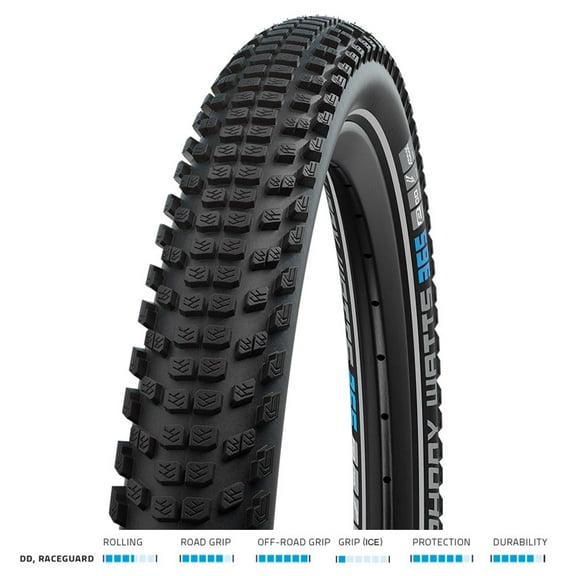 Schwalbe Johnny Watts 365 DD RaceGuard Fld 27.5x2.6 Blk/Refl cycle bike tyre