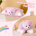thumbnail image 2 of Almohada de peluche Glow Guards de 15 pulgadas con forma de oso arcoíris, 2 of 6