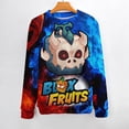 thumbnail image 3 of Blox Fruits Sweater for Men Women, Unisex Crew Neck Sweatshirt, Fashion Pullover Tops for Adults, S-3XL, 3 of 6