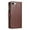 Brown, variant on Wallet Case Compatible with iPhone 8 Plus/7 Plus, Luxury ID Cash Credit Card Slots Zipper Holder Carrying Pouch Folio Flip PU Leather Cover [Detachable Crossbody Strap & Wrist Strap], Brown