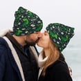 thumbnail image 5 of Picia Dinosaur and Bone Pattern Knitted Beanie Hat for Men and Women , Unisex Winter Warm Stretchy Knit Cap Thick Fisherman Beanies Cuffed Plain Skull Caps, 5 of 6