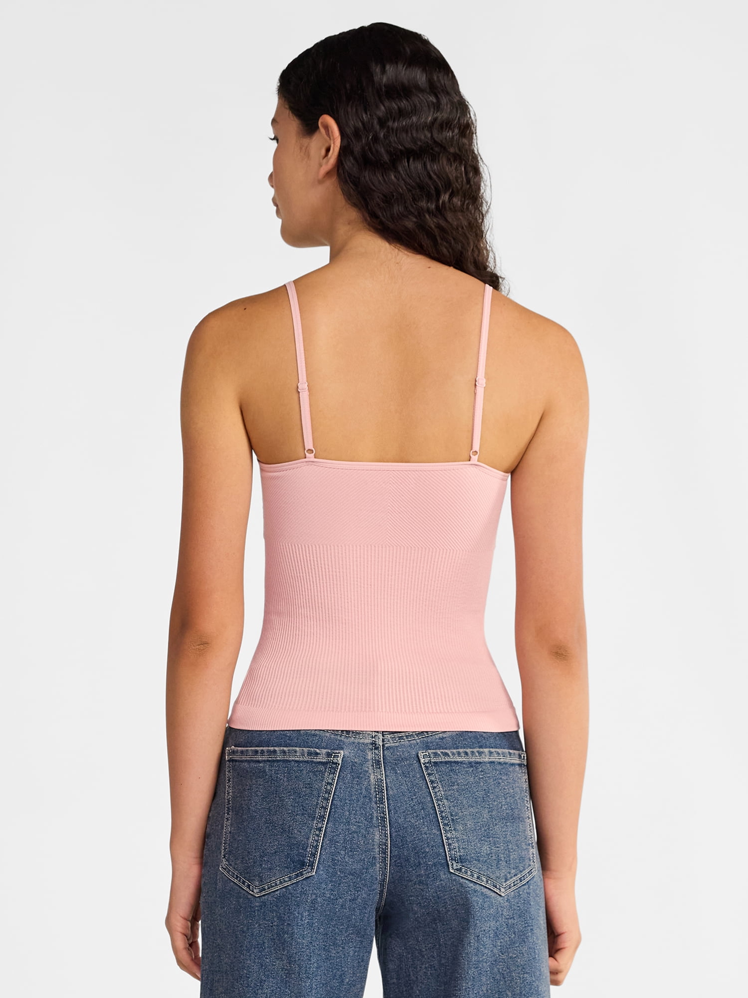 No Boundaries Seamless Mitered Textured Tank Top, Women's