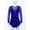 Royal Blue, variant on Aislor Kids Girls Figure Ice Skating Dress Long Sleeve Sparkly Rhinestone Mesh Splice Gymnastics Leotard Dress Dancewear