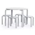 thumbnail image 1 of Guidecraft Ensemble Table et Chaises Nordiques 5 Pcs en Gris, 1 of 12