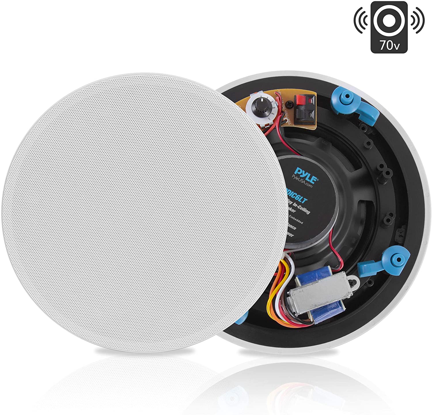 2-Way 70V Audio Stereo Sound Subwoofer 