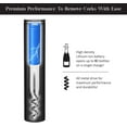 thumbnail image 4 of WITANHURST Electric Wine Opener with foil cutter, Rechargeable Battery Wine Bottle opener with Charger and Charging Stand, Automatic Complete Wine Gifts Set Wine Opener with foil remover (Silver), 4 of 4