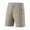 Khaki, variant on KIHOUT Men's Ice Silk Performance Running Shorts - 78% Nylon 22% Spandex, Quick-Dry Breathable Fabric, Zippered Pocket, Reflective Detail for Gym, Outdoor, and Casual Wear