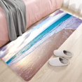 thumbnail image 2 of Flannel Mat Non Slip 3D Print for Bedside and Living Room,Clearance MatS Absorbent Moisture Dust Forlaundry Room,Bath Rugs Sponge Foam Soft for Bathroom (Seawater Beach), 2 of 6
