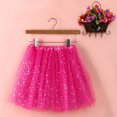 thumbnail image 4 of Tutu Skirts for Women Girls Adult Layered Tulle Tutu Skirt with Sequin Stars Hot Pink One Size, 4 of 4