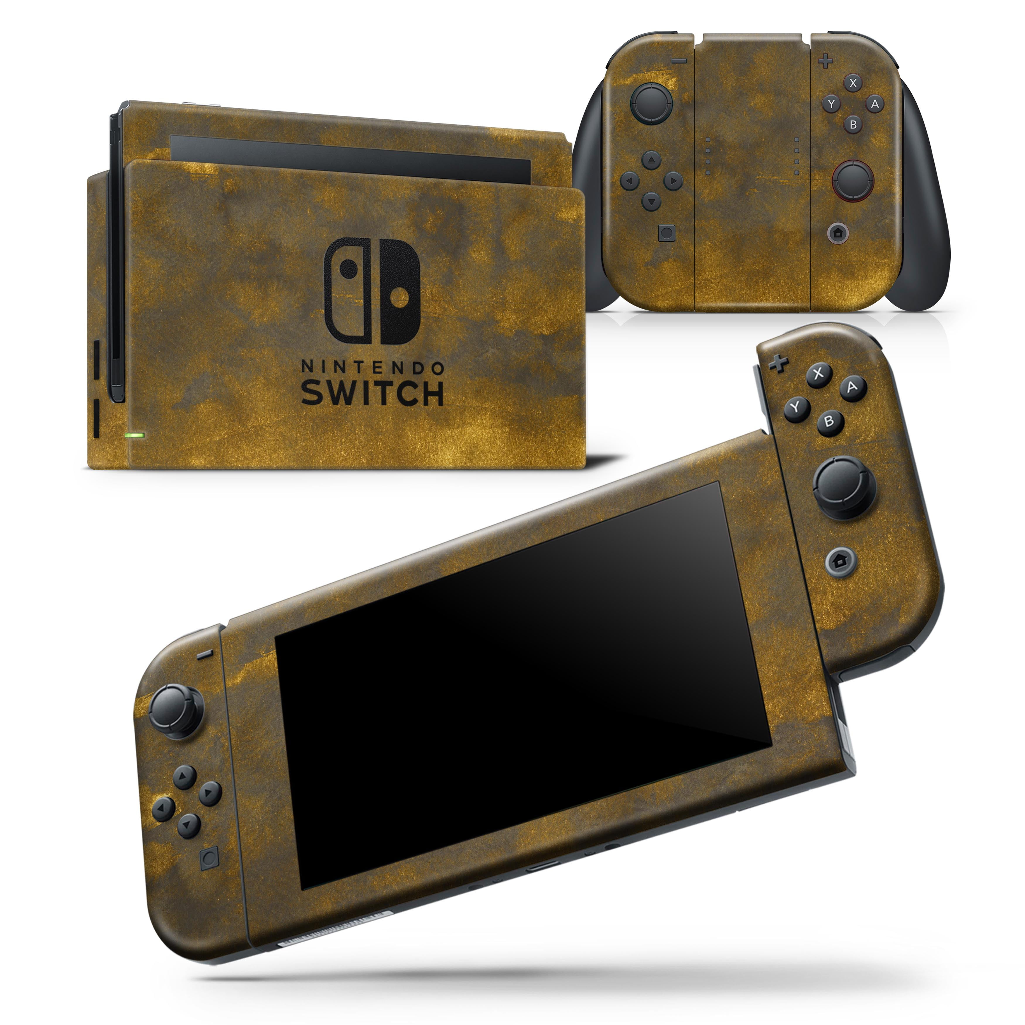 Dark Gray Storm With Golden Light Skin Wrap Decal Compatible With The Nintendo Switch Console Joycons Walmart Com Walmart Com - dark brown hair decal roblox